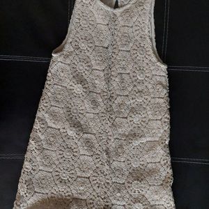 Cream white Romper, size small